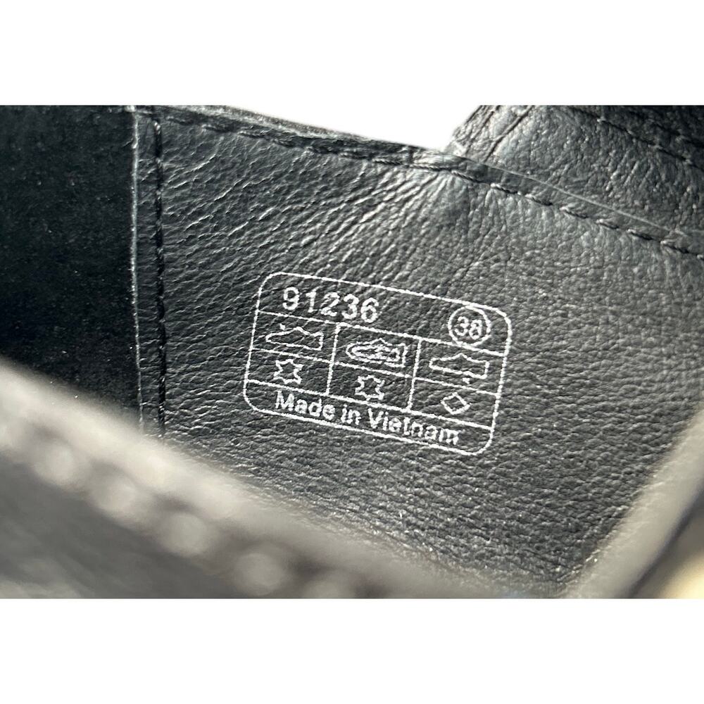 Josef Seibel Size US 7.5/ EU 38 Black Leather Tina Slip On European‎ Pump Bootie - Picture 7 of 8